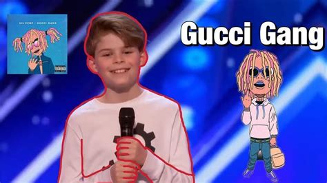 Kid dances to Gucci Gang on America's got talent! 